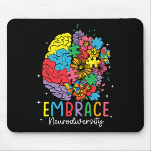 Tapis De Souris Embrasser la Sensibilisation sur l'autisme de la n