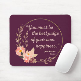 Tapis De Souris Emma De Jane Austen Citation I - Style Cute