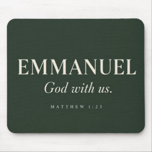 Tapis De Souris EMMANUEL Matthieu 1:23 Noël