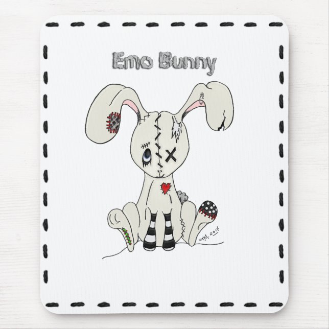 Tapis De Souris Emo Bunny (Devant)