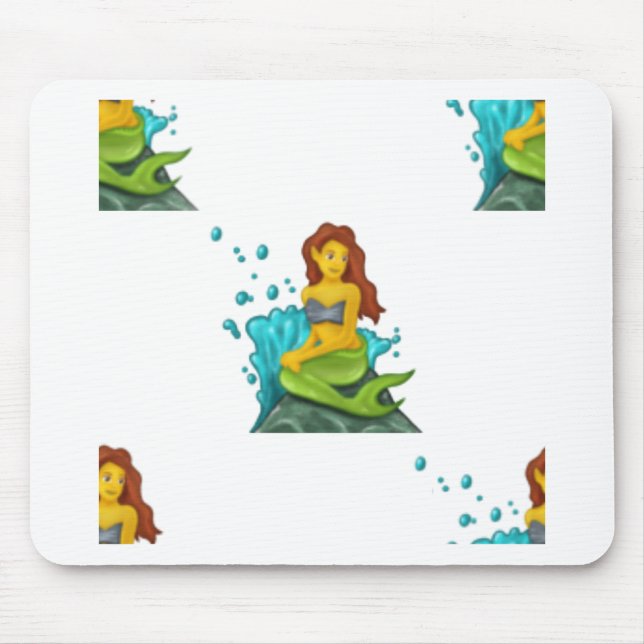 Tapis De Souris emoji mermaid (Devant)