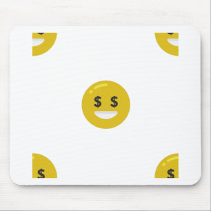 Tapis De Souris emoji oeil argent