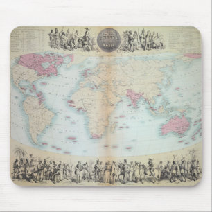Tapis De Souris Empire Britannique dans le monde entier