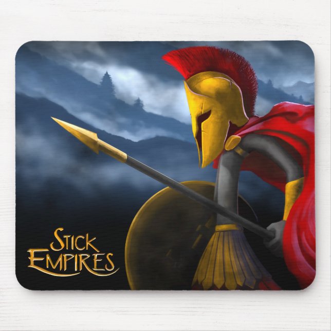 Tapis De Souris Empires de bâton - Speartan (Devant)