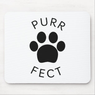 Tapis De Souris Empreinte de patte parfait pour chat