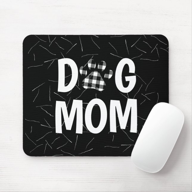 Tapis De Souris Empreinte MOM de chien de Buffalo (Avec souris)