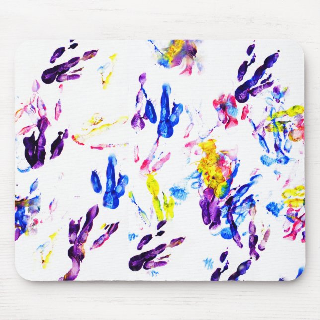 Tapis De Souris empreintes de pas de pingouin (Devant)