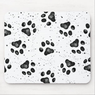Tapis De Souris Empreintes de pattes