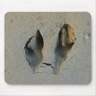 Tapis De Souris Empreintes Wallaby en sable