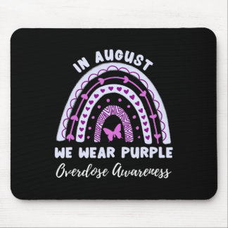 Tapis De Souris En Août, Nous Portons Violet Surdose Sensibilisati
