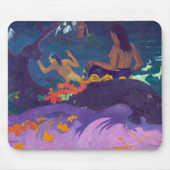 Tapis De Souris En bord de mer, Gauguin (Devant)