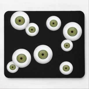 Tapis de souris en caoutchouc de globe oculaire