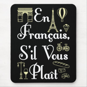 Tapis De Souris En Francais S'il vous Plait Enseignant Français