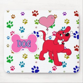 Tapis de souris en gel personnalisé avec chien rou