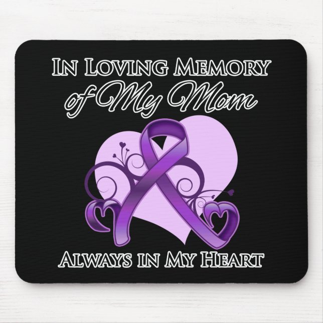 Tapis De Souris En mémoire de ma mère - Cancer du pancréas (Devant)