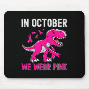 Tapis De Souris En Octobre Nous Portons Le Cancer Du Sein Rose Tre