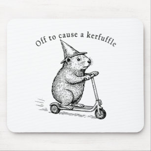 Tapis De Souris En route pour causer une agitation, Funny Groundho