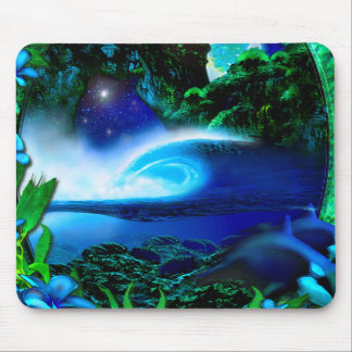 Tapis de souris en verre glacial