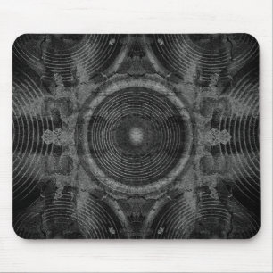 Tapis De Souris Enceintes de musique noir et blanc