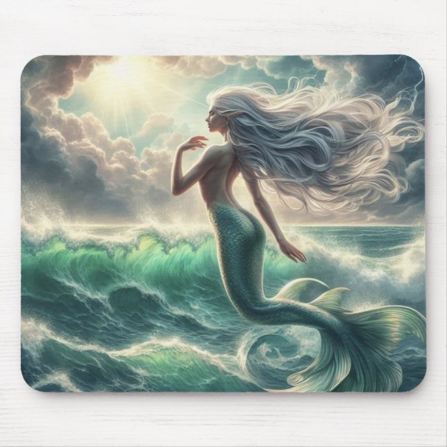 Tapis De Souris Enchanter La Nage De Sirène (Devant)