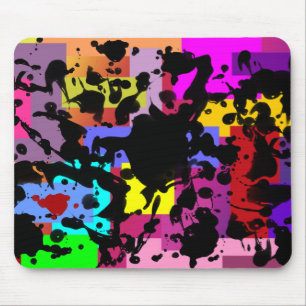 Tapis De Souris ENCRE NOIRE couleur géo