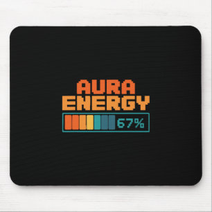 Tapis De Souris Énergie Aura 67% Aura Farming Alpha Slang Gen 67èm