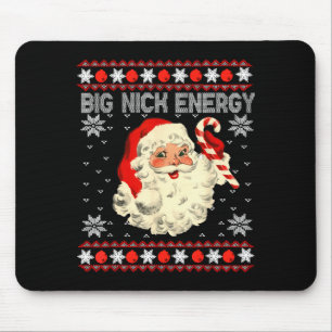 Tapis De Souris Énergie Big Nick Drôle de Père Noël Sweat de Noël