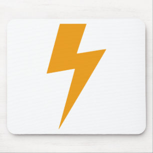 Tapis De Souris Énergie de Tonnerre Impression Jaune