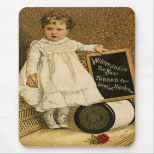 Tapis De Souris Enfant victorien vintage antique Mousepad