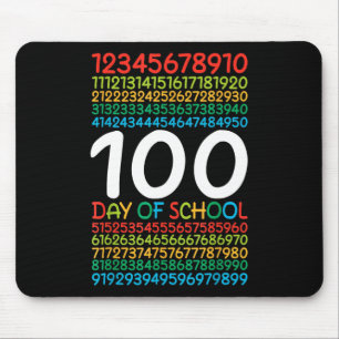 Tapis De Souris Enfants 100e Jour De L'École Enseignant Enfants 10