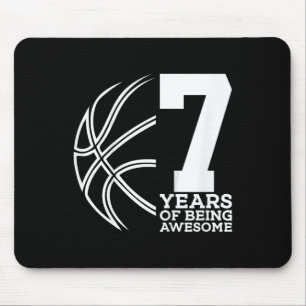 Tapis De Souris Enfants 7 ANS D'ÊTRE UN BASKETBALL INCROYABLE 7E N