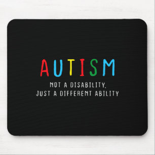 Tapis De Souris Enfants autistes Adulte Capacité différente Sensib