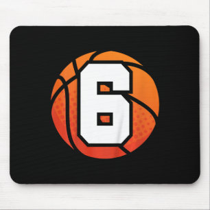 Tapis De Souris Enfants Basketball Anniversaire 6 Nombre Enfants B