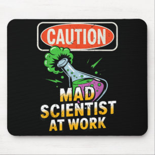 Tapis De Souris Enfants Chimie de Scientifique Fou Halloween Scien