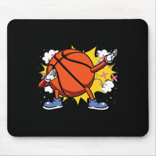 Tapis De Souris Enfants Dabbing American Basketball joueur pour le