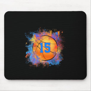 Tapis De Souris Enfants de 15 ans 15e anniversaire Bysketbyll Enfa