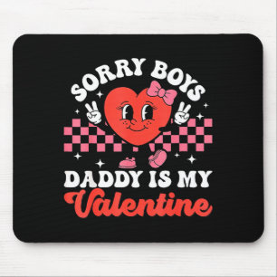 Tapis De Souris Enfants désolés garçons papa mon valentin tout-pet