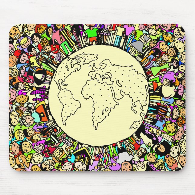 Tapis De Souris Enfants du monde (Devant)