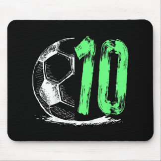 Tapis De Souris Enfants Football 10 ans garçon fête d'anniversaire