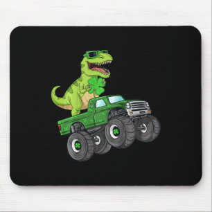 Tapis De Souris Enfants Jour de la Saint Patrick T Rex équitation