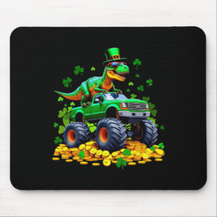 Tapis De Souris Enfants St Patricks Day 2026 - Dinosaure montant u
