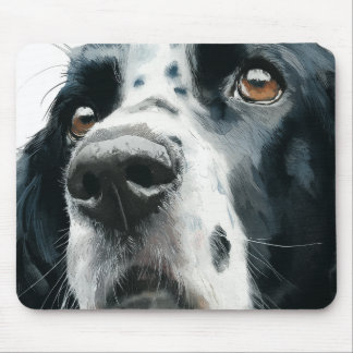 Tapis De Souris English springer spaniel portrait with ticking