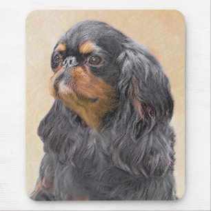 Tapis De Souris English Toy Spaniel Peinture Animal Art original