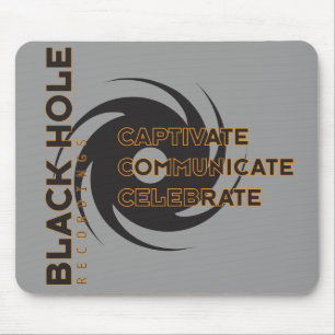 Tapis De Souris Enregistrements "ccc" Mousepad de trou noir
