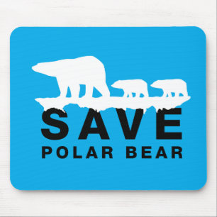 Tapis De Souris Enregistrer l'ours polaire