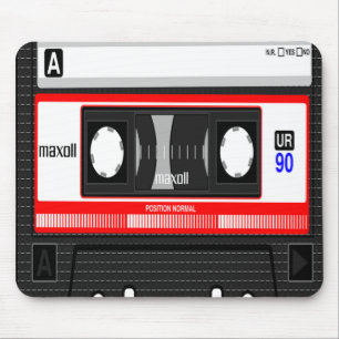 Tapis De Souris Enregistreur à cassettes Mousepad, mélomane