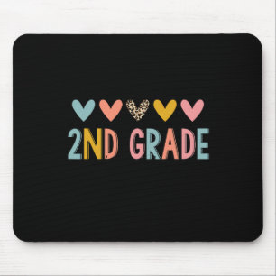 Tapis De Souris Enseignant de 2e année Cœurs de léopard Ck rentrée