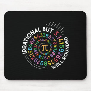 Tapis De Souris Enseignant Math De La Journée Pi Irrationnel Mais