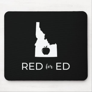 Tapis De Souris Enseignant Rouge Pour Ed Idaho Public Education 2