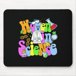 Tapis De Souris Enseignante de sciences rétro Femmes dans les scie